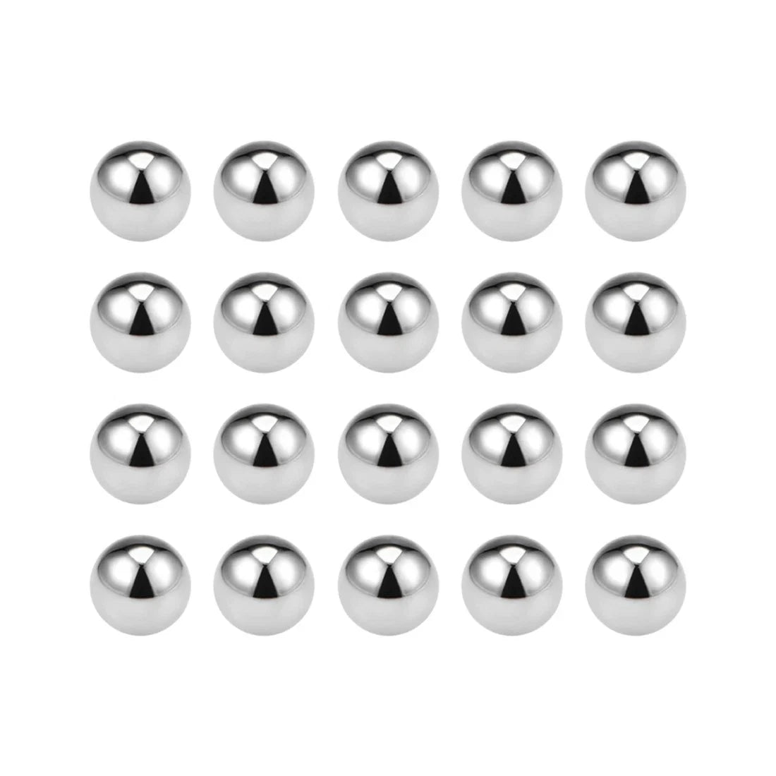 Set of 50 Precision 5mm Chrome Steel Balls for Bearing Keychain