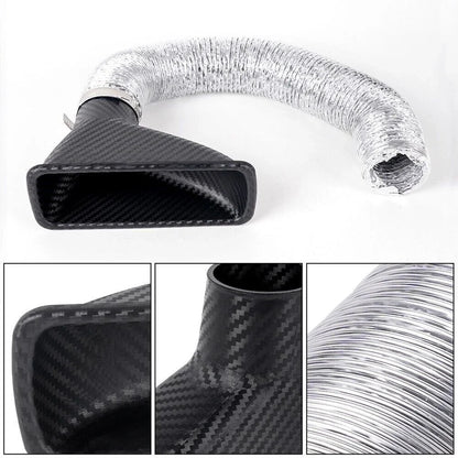 Turbo Air Intake Pipe Funnel Kit for Universal Cars (Fits )