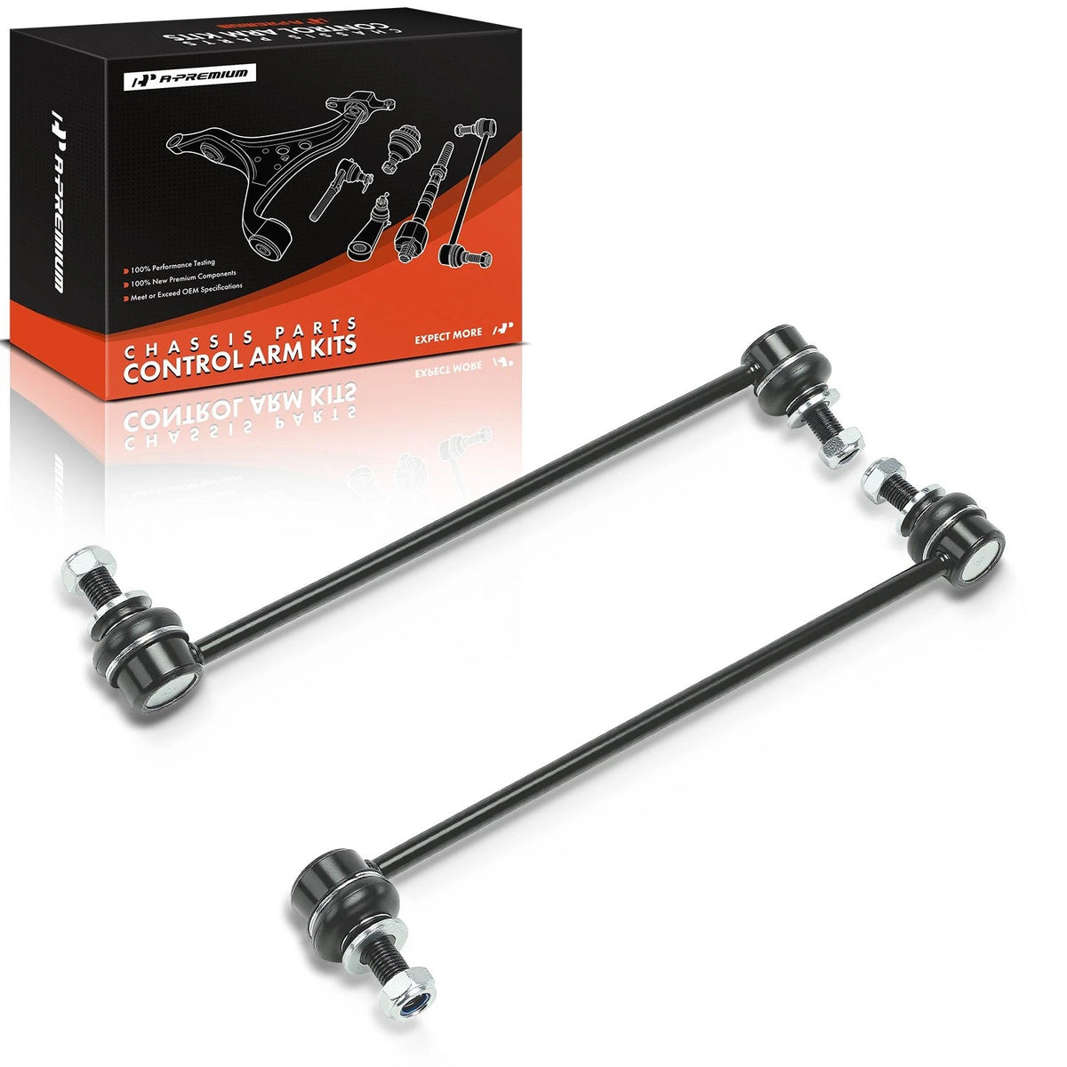2X Front Suspension Stabilizer Bar Link Kit for Toyota Corolla (2000–2023) - 4882002110, 4882042050, 4882047040, GS868120, MS868120