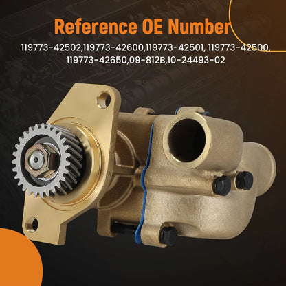 Water Pump for Yanmar 6LP(A)-DTE(P) 6LP(A)-STE(P) (119773-42500, 119773-42501)