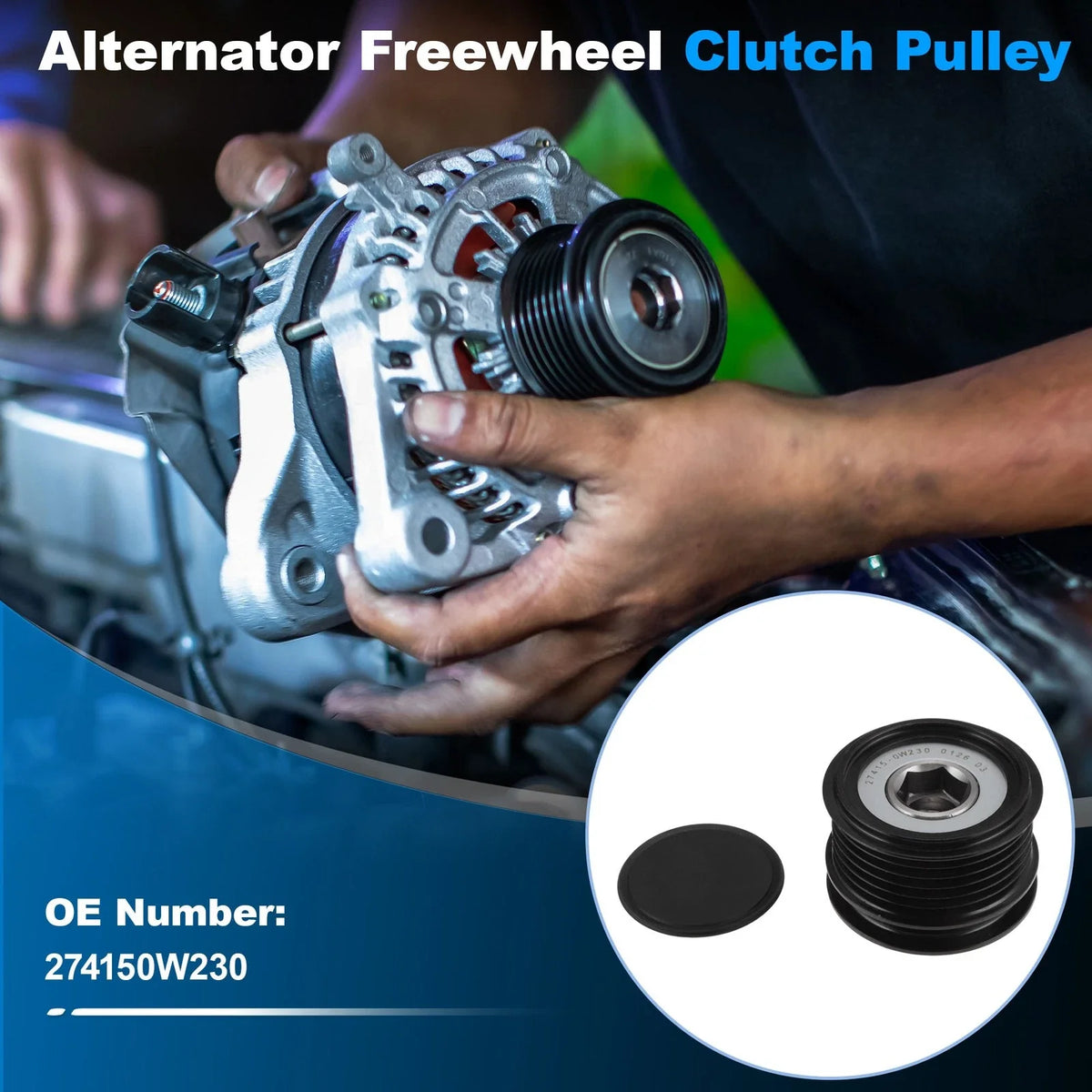 Alternator Freewheel Clutch Pulley for Lexus IS300 (2018–2020) 274150W230