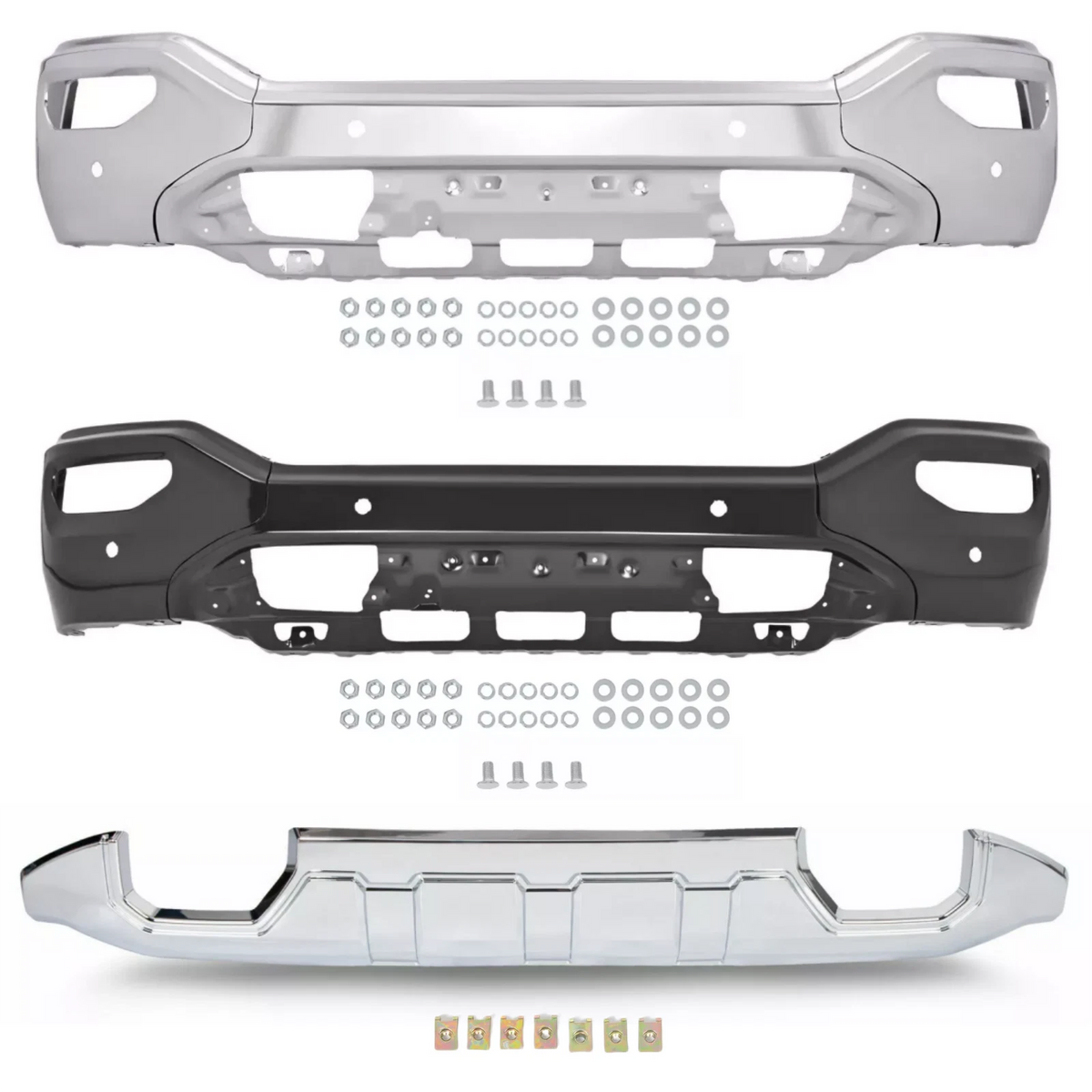 Front Bumper Skid Plate for GMC Sierra 1500 (2016–2019) CON-A000000295