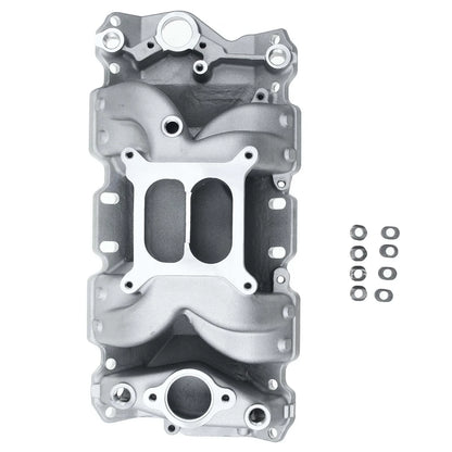 Dual Plane Air Gap Intake Manifold for Chevy 350 (1955–1958)