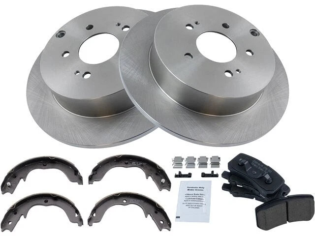 Set of 4 Brake Pads and Rotors for Mitsubishi Endeavor (2004–2008) 16882CJCS