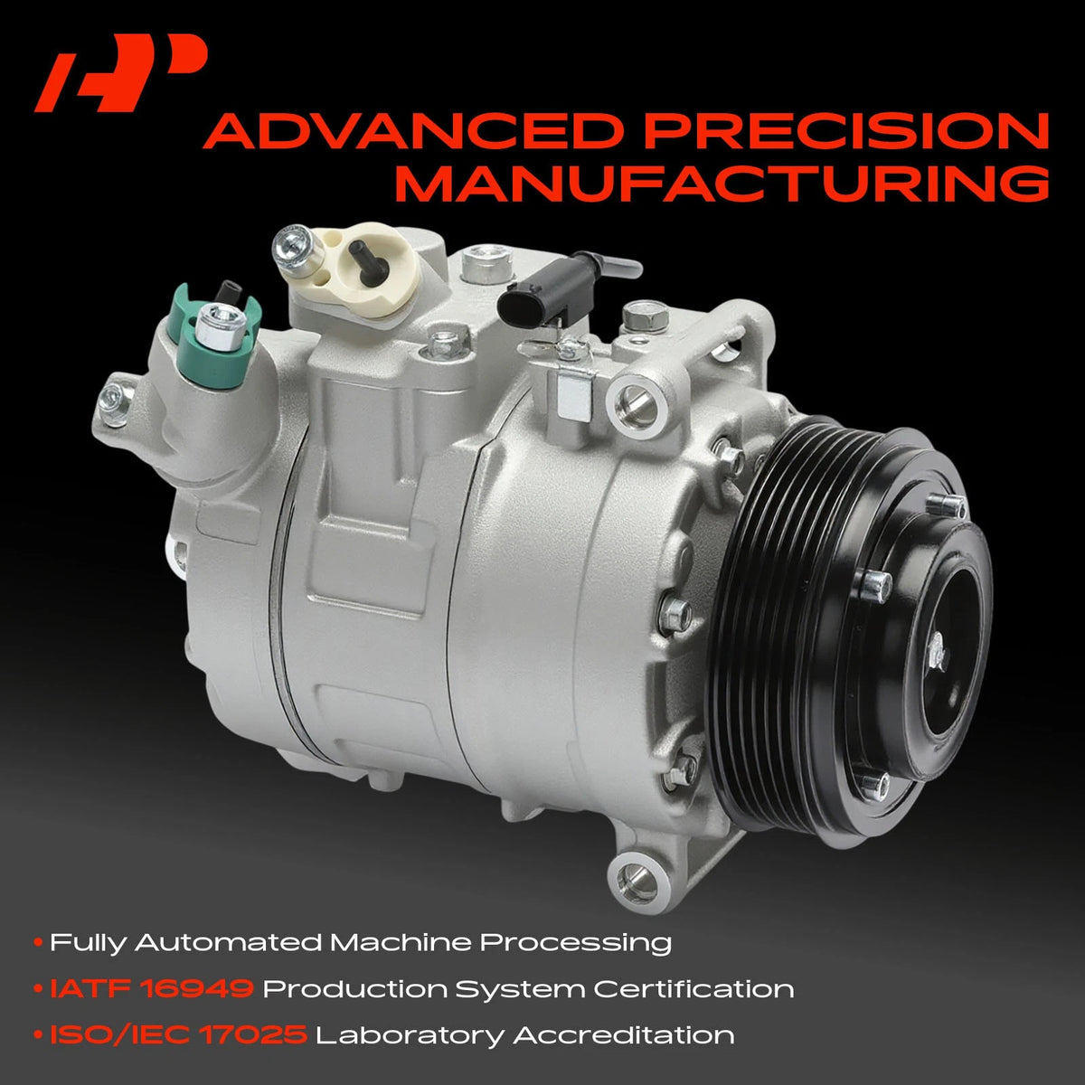 A/C Compressor with Clutch for BMW E90 325i, E92 E93 328i xDrive (2006) - 64509174803, 64526956715, 64529122620, 158357