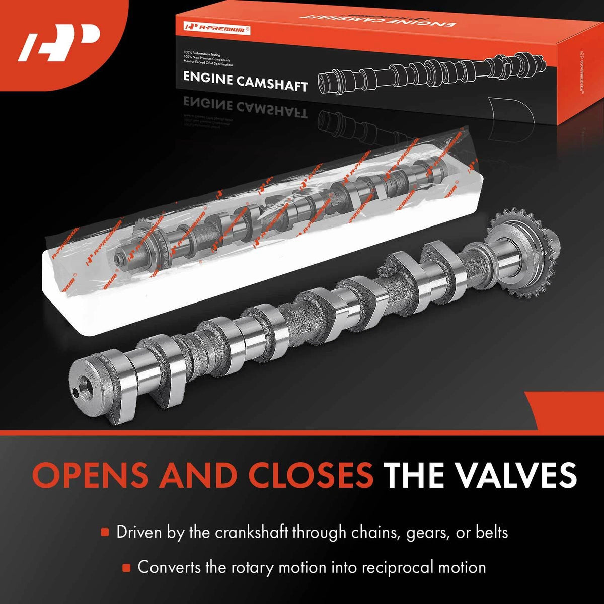 A-Premium Camshaft for Hyundai Accent, Kia Rio, Rio5 (2006–2011) 24100-26750
