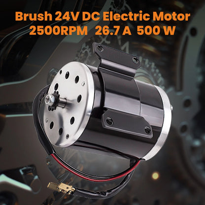 500W 24V DC Electric Motor for Scooter Go-Kart Minibike DIY (MY ZY 1020, 2010–2019)