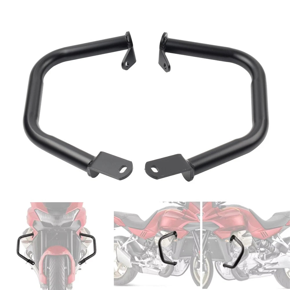 Front Lower Crash Bar Engine Guard for Moto Guzzi V100 Mandello (2022–2025)