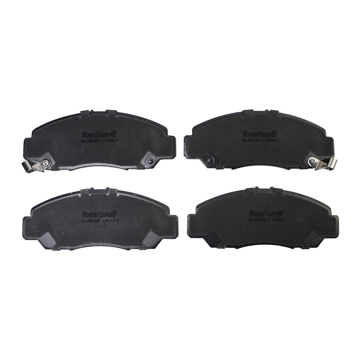 Front Ceramic Brake Pads for Honda Accord (2003–2012) & Acura TL RL CL TSX (1999–2008) P-1506, D1506