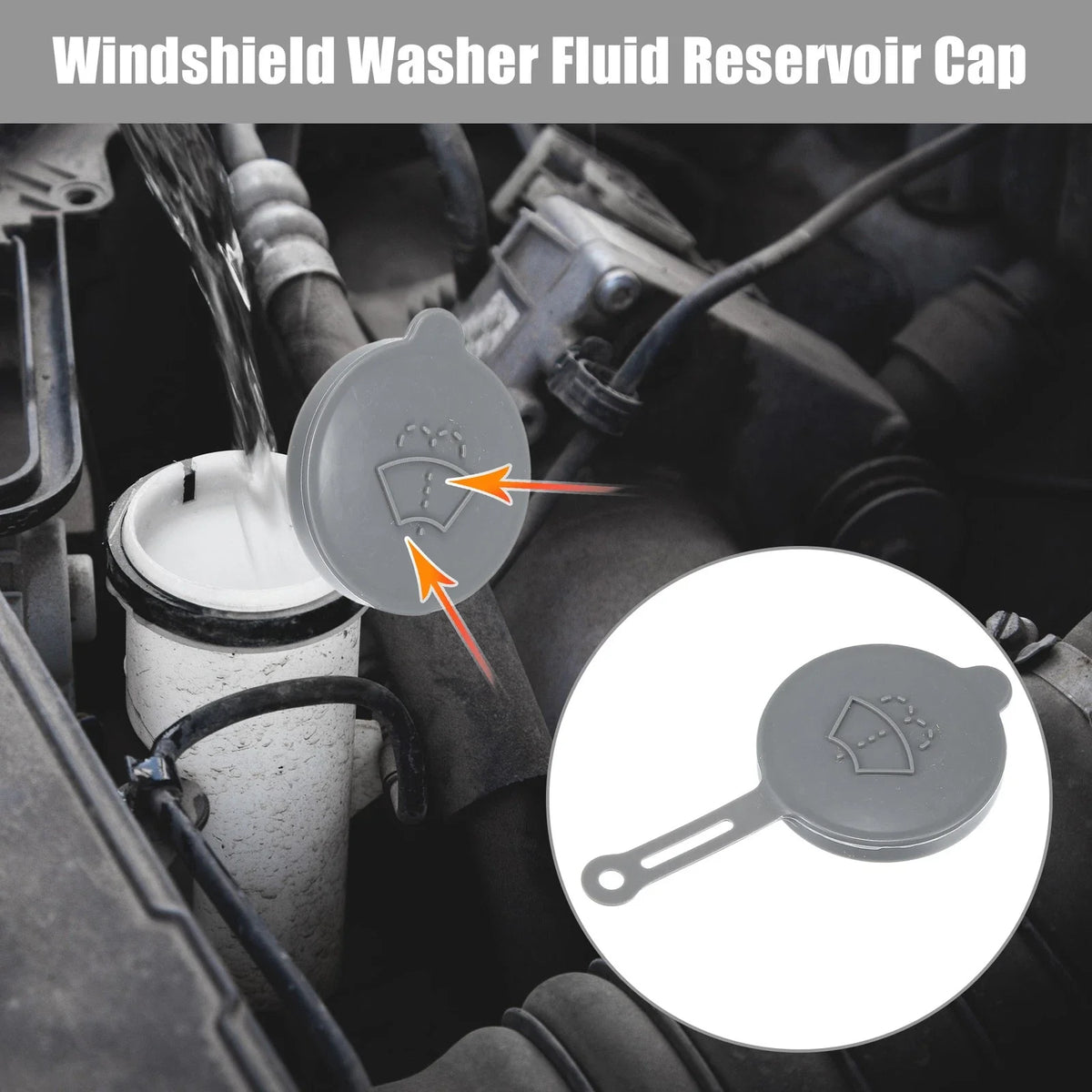 Windscreen Washer Wiper Fluid Reservoir Cap for Nissan 350Z (2003–2009)