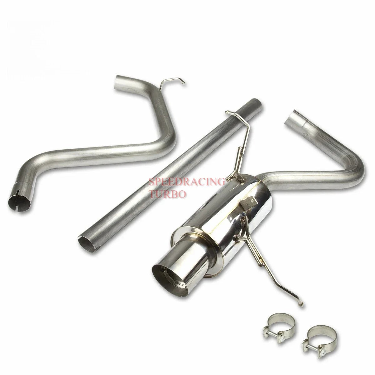 Stainless Catback Exhaust Muffler Slant Tip for PT Cruiser 2.4 (2001–2010)