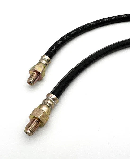 Front Brake Hoses Replacement for 1964–1966 Ford Mustang with Disc Brakes