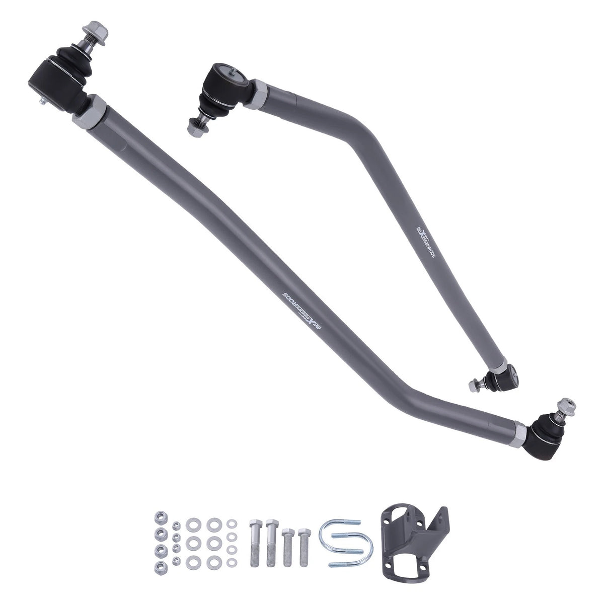 Front Steering Drag Link and Tie Rod Kit for Dodge Ram 2500 3500 (1994–1999) - 1V6DNA, Adjustable Track Bar, Panhard Rod, Stabilizer Clamp