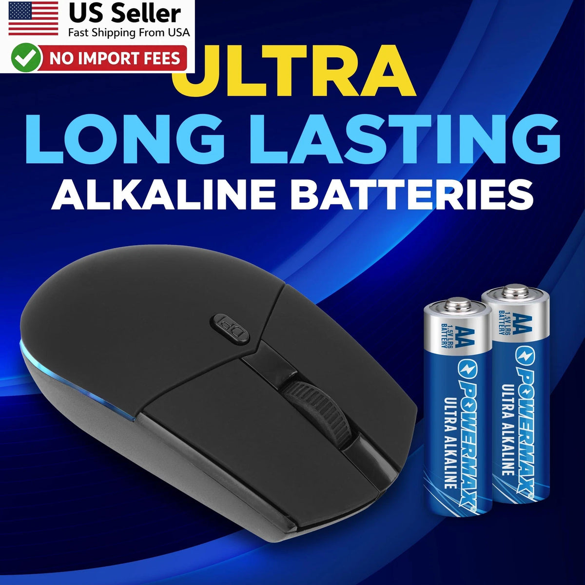24 Count Powermax AA Batteries Ultra Long Lasting Alkaline