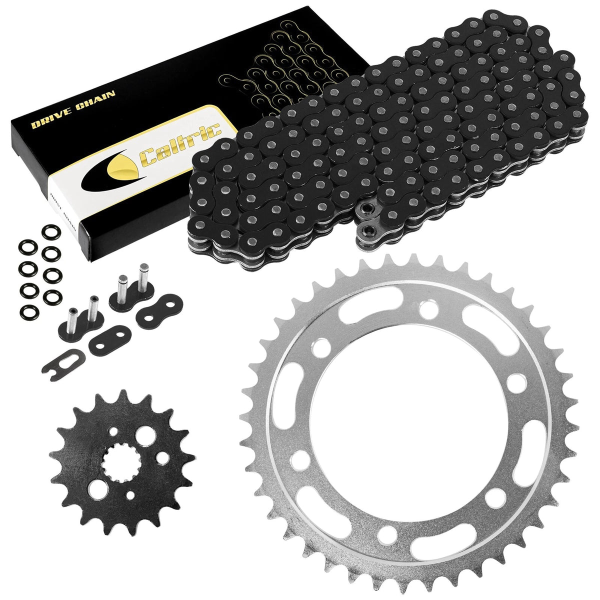 Black O-Ring Drive Chain & Sprockets for Kawasaki VN800 (1996–2006) EG2386FS131XO