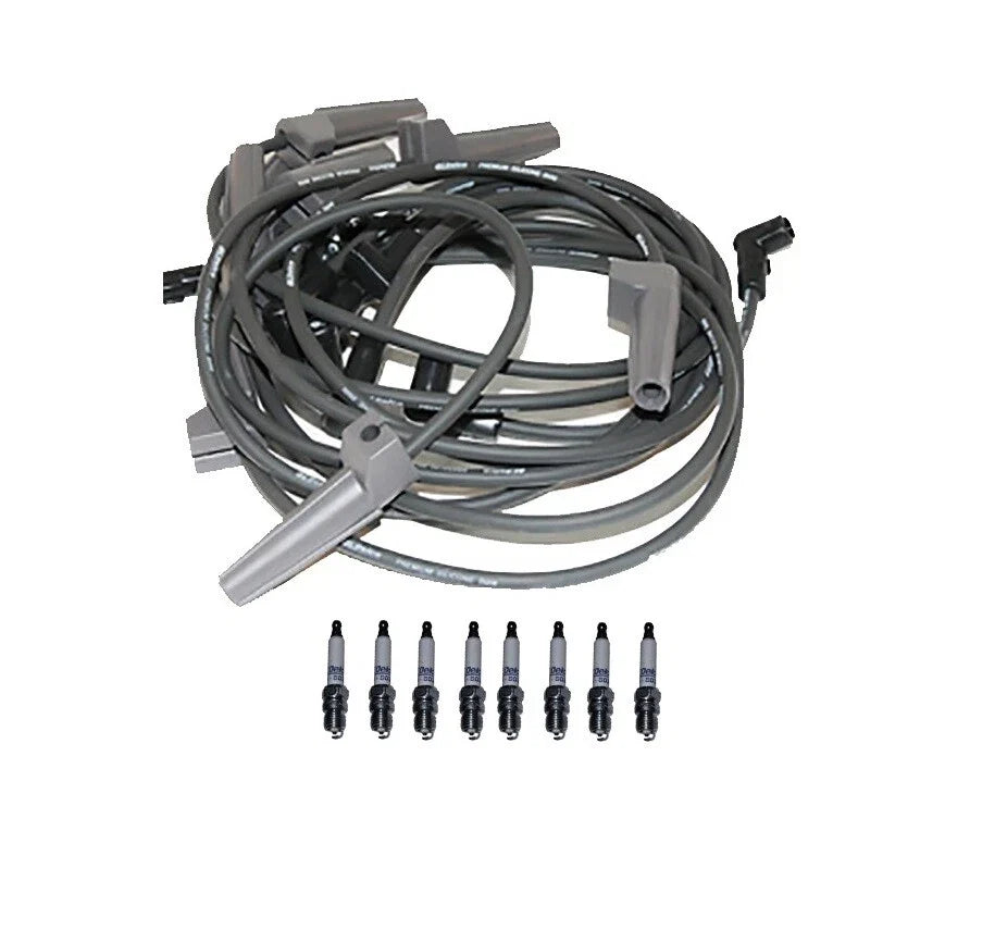 Ignition Wire Set & 8 ACDelco .045" Spark Plugs for Chevy 7.4 (VIN N)