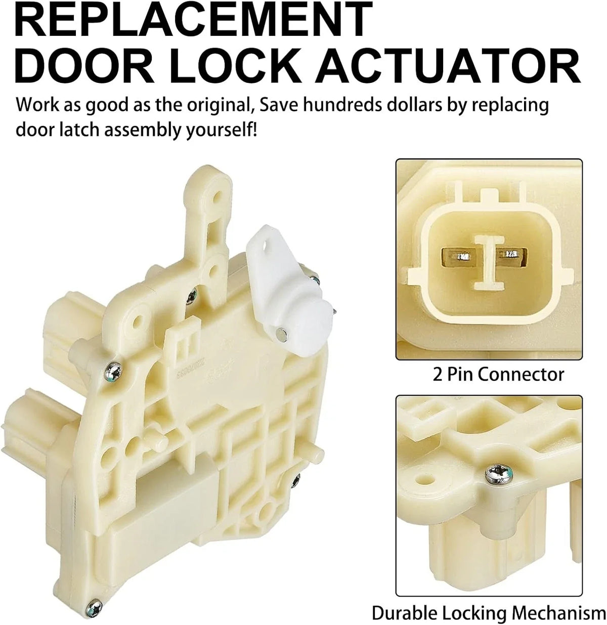 Front Passenger Door Lock Actuator for Honda Accord (1998–2002), Odyssey (1999–2004)