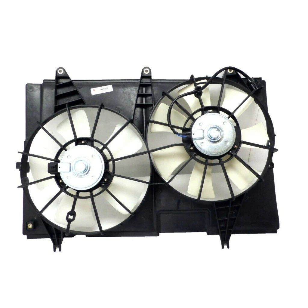 Dual A/C Condenser Fan Assembly for Cadillac CTS (2004–2007) MLX-SHE674-410-CL360A50, GM3120106