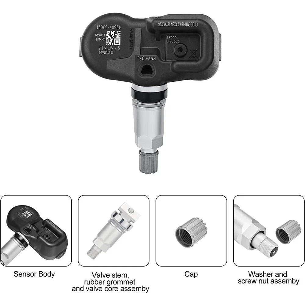 Set of 4 TPMS Tire Pressure Sensors PMV-107J for Toyota Avalon (2007–2012) 42607-06011
