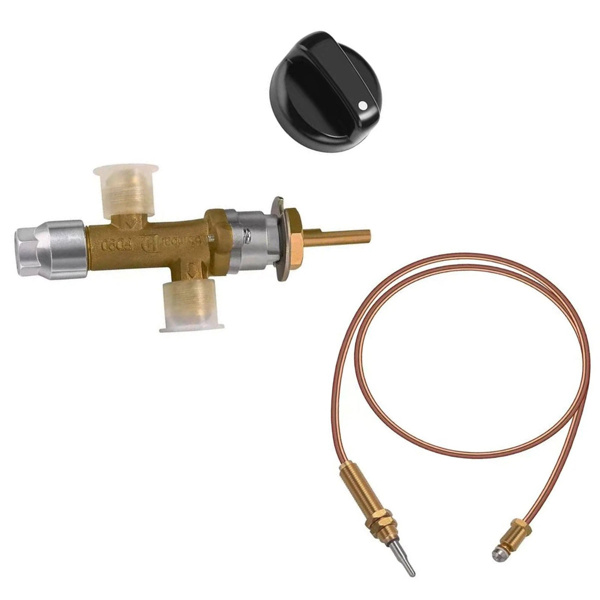 3/8" Flare Flame Failure Safety Control Valve Kit for LPG Propane Gas