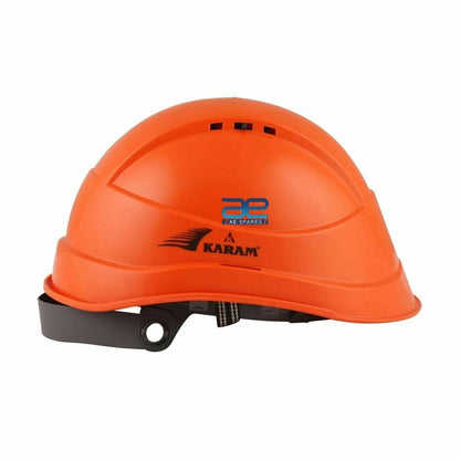 Safety Helmet Without Peak for Industrial Use (Orange)