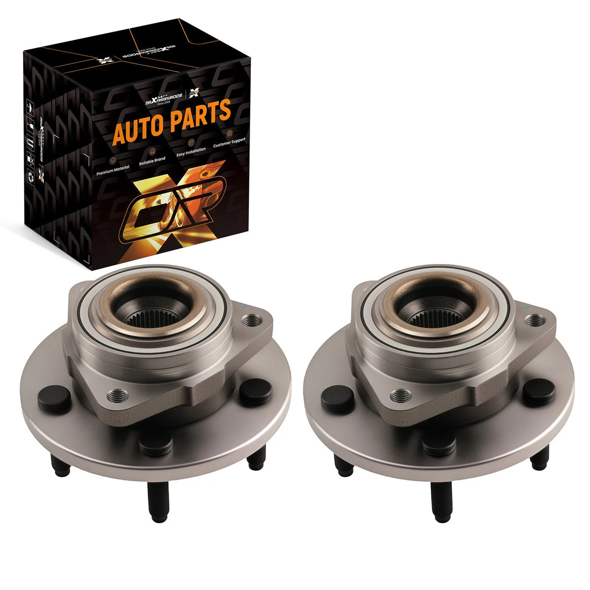 Front Left Right Wheel Hub Assembly for Dodge Dakota (2005–2010) 52104698AA, UZ01KC