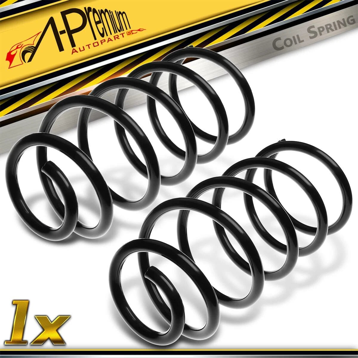 Set of 2 Front Side Coil Springs for Audi 8F3 TT Quattro (1J0411105CA, RC2998, RG1294)