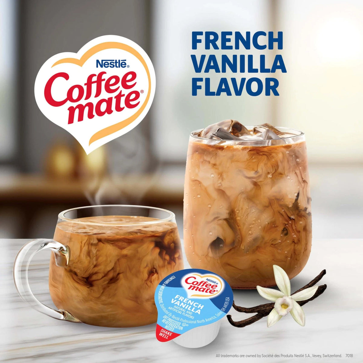 Coffee Mate Creamer for Coffee (Pack of 1) - French Vanilla, 67.5 Fl Oz
