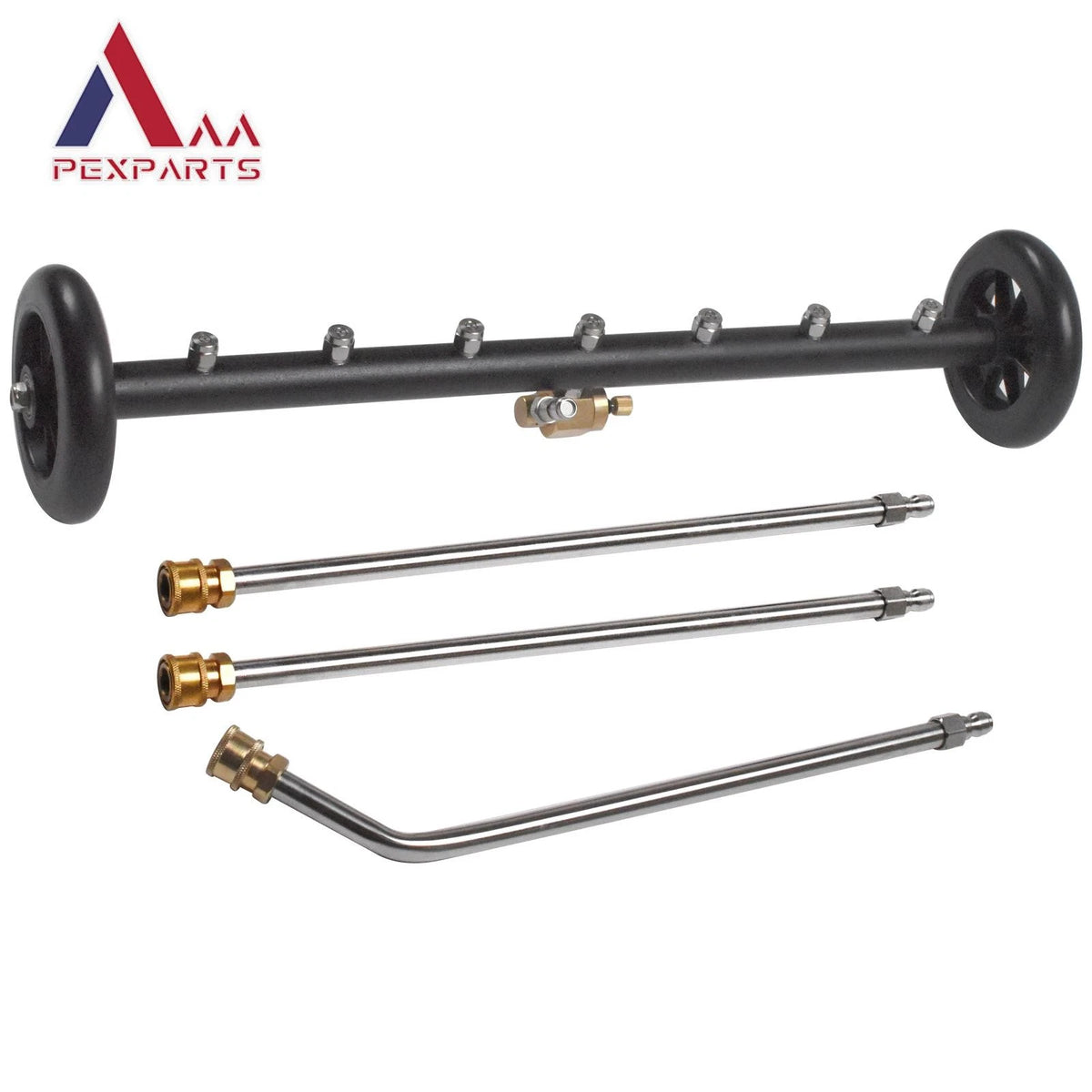 Under Car Pressure Washer Undercarriage Cleaner with 7 Nozzles