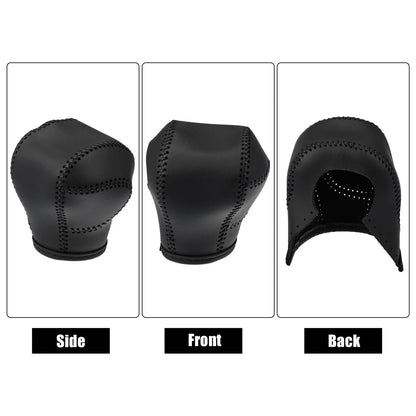 Gear Shift Knob Cover Trim for Toyota Sienna (2021–2022) w/ Black Stitches