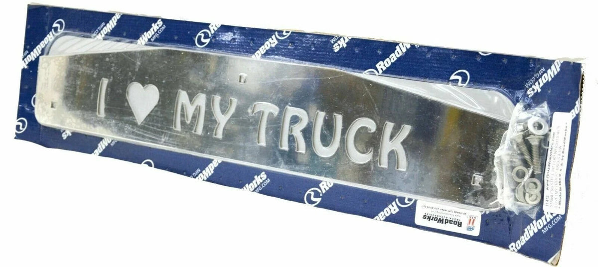 RW Mud Flap Plates for Truck (24" W x 4.5" Tall) #N11412
