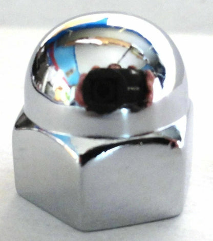 Set of 10 Chrome Acorn Nut Covers for (UP#10024)