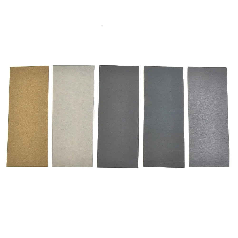 Set of 5 Sandpaper 2000/2500/3000/5000/7000 Grit for Abrasive Tool 230x93mm