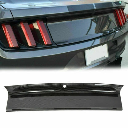 Carbon Fiber Look Trunk Panel for Ford Mustang (2015–2023)