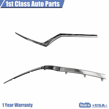 Set of 2 Chrome Grille Mouldings for Honda CR-V (2017–2019)