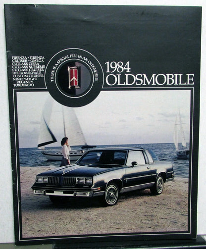 Sales Brochure for Oldsmobile Firenza Omega Cutlass 88 98 Toronado (1984)