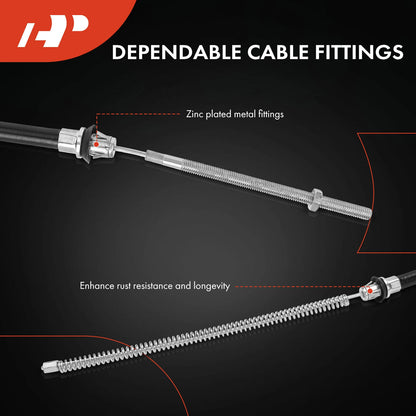A-Premium Parking Brake Cable Rear Right for Chevrolet GMC C3500 (1990–2000) C95497