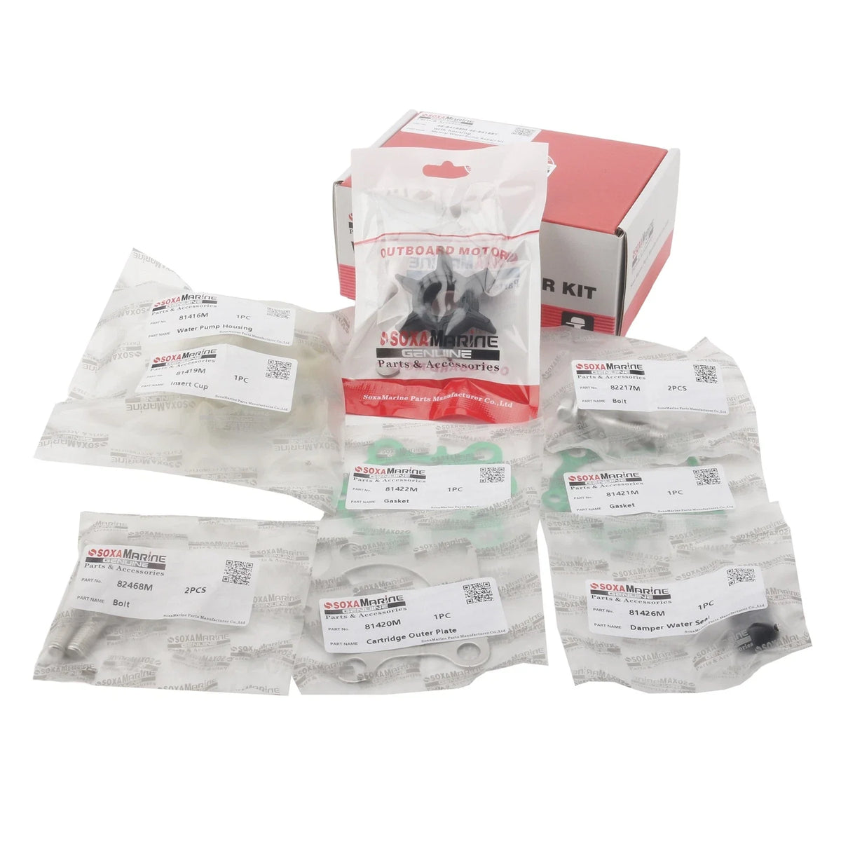 84188M Water Pump Rebuild Service Kit for Mercury Mariner (Outboard)