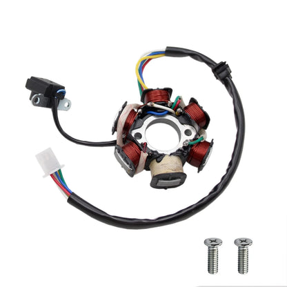 6 Pole Coil Stator Magneto for GY6 (PRO BAT LU-0106-DS7R)
