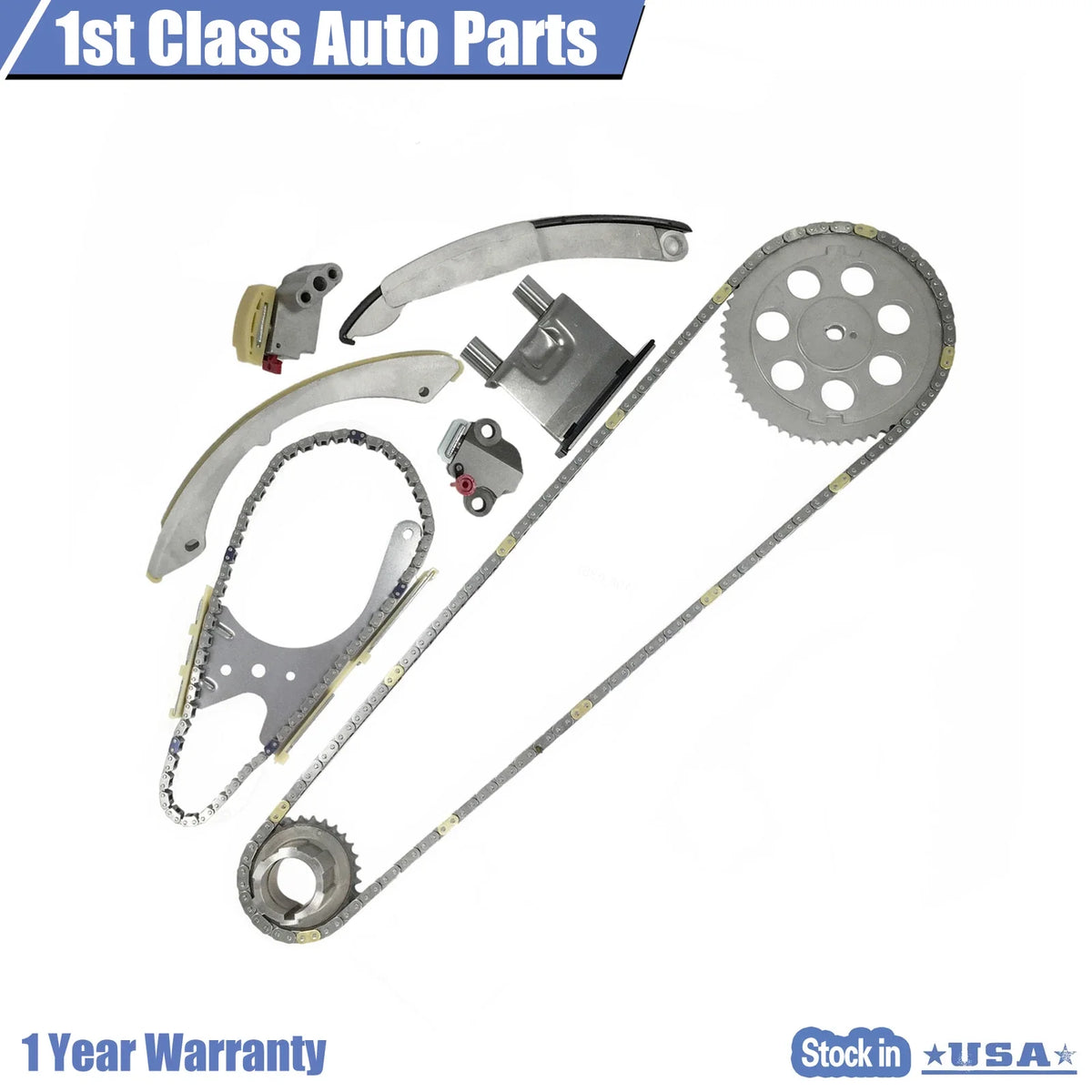 Timing Chain Kit with Cam Sprocket for Chevy Colorado GMC Canyon Hummer Isuzu (2004–2008)