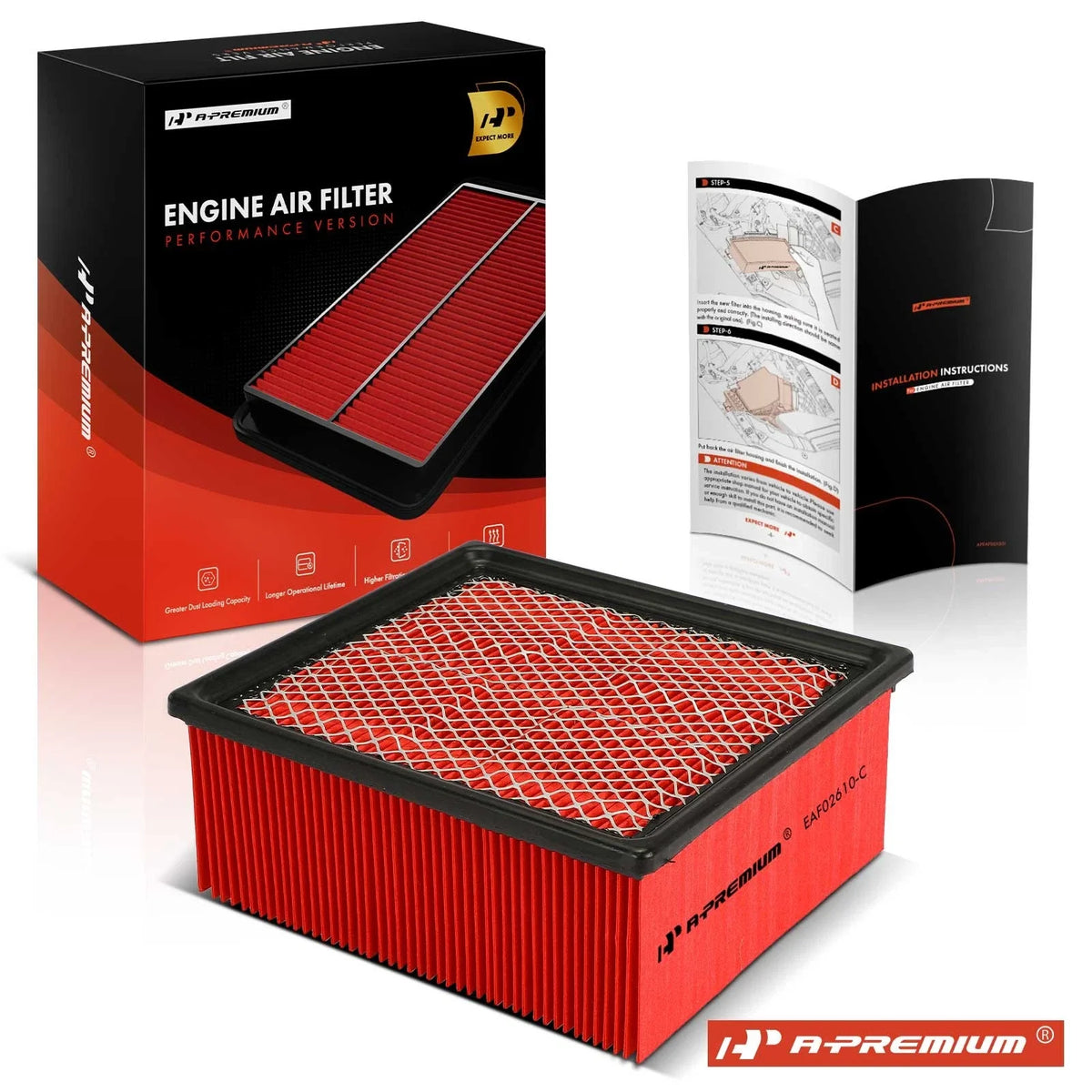 High Performance Engine Air Filter for Ram 4500 5500 (2011–2023)