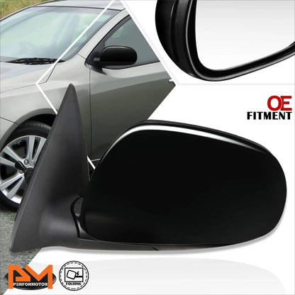 OE Style Manual Adjust Side Rear View Door Mirror Left for Kia Forte Koup (2010–2013)
