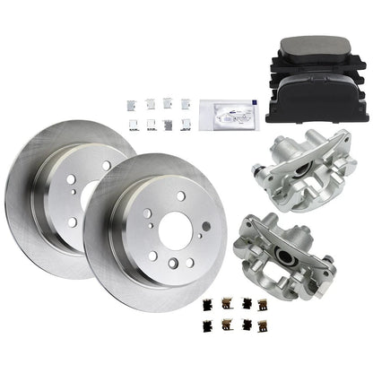 2X Brake Kit with Calipers Rear for Toyota Camry Lexus ES300 (2000–2001) 18103401, R31075, PRT1726