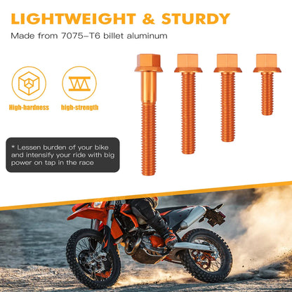 CNC Engine Cover Bolts Mounting Screw Kit for KTM 790/890 Duke/Adventure (2019–2022)