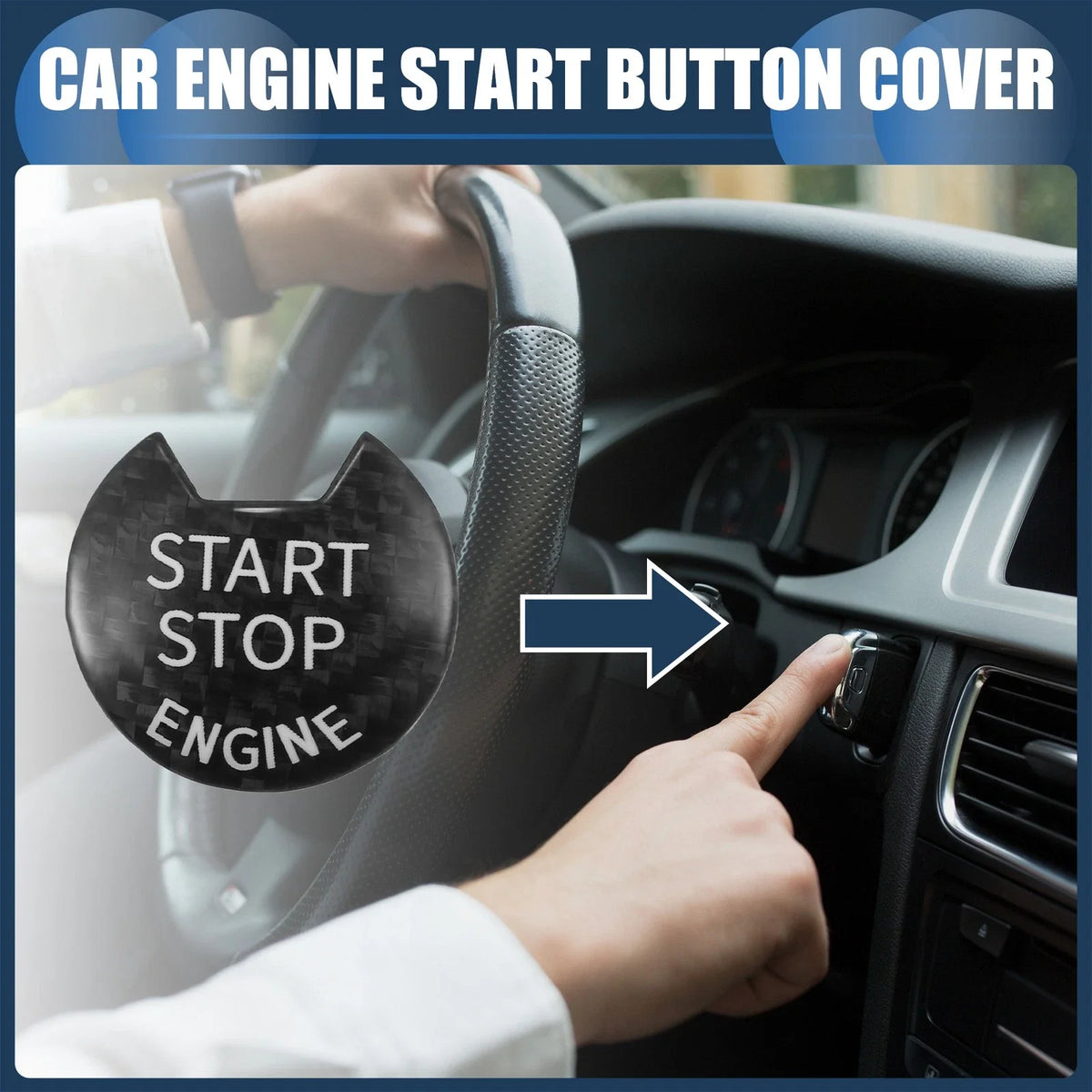 Engine Start Stop Button Cover for Nissan 