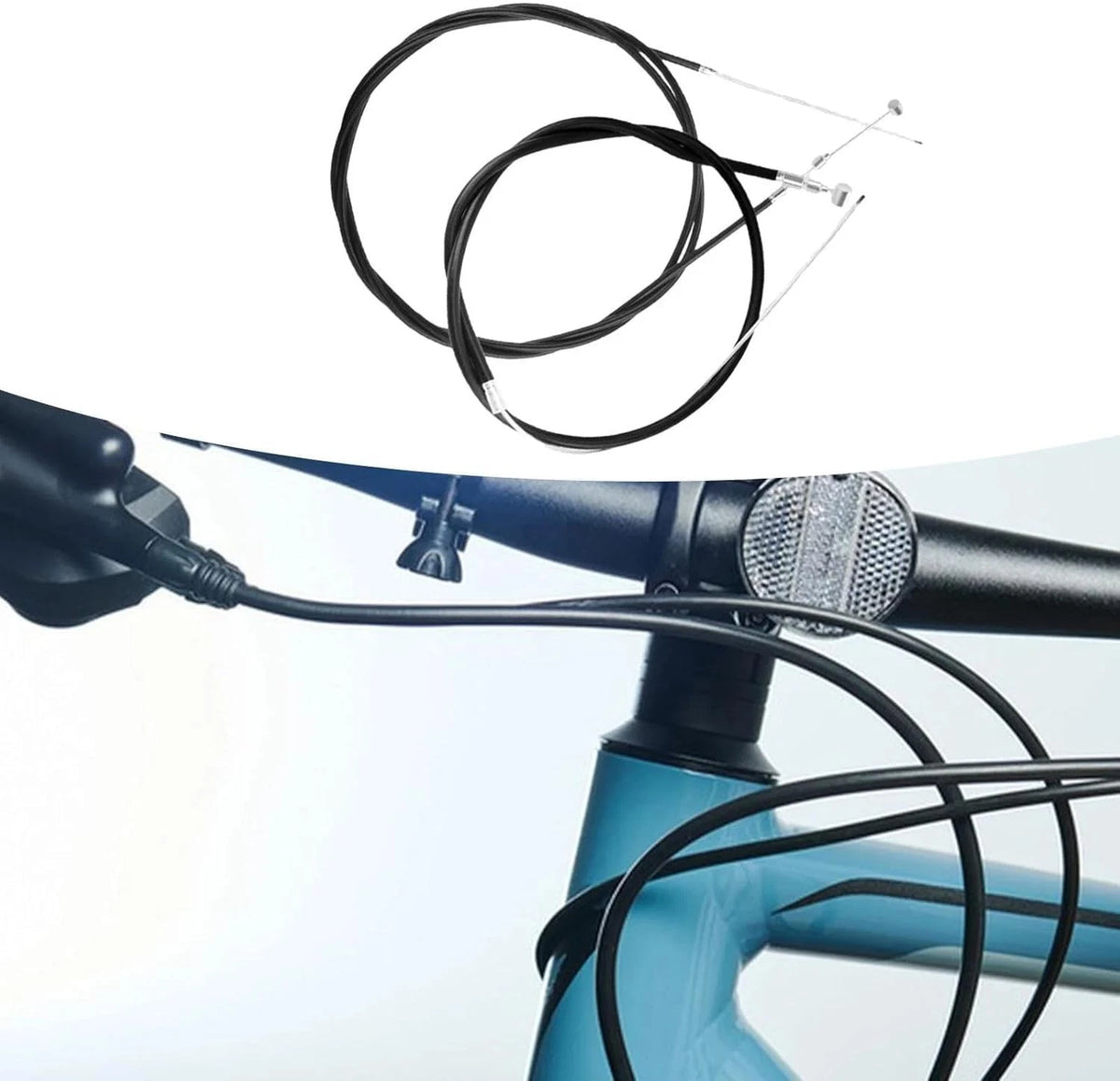 1 Pair Black Bike Brake Cable for