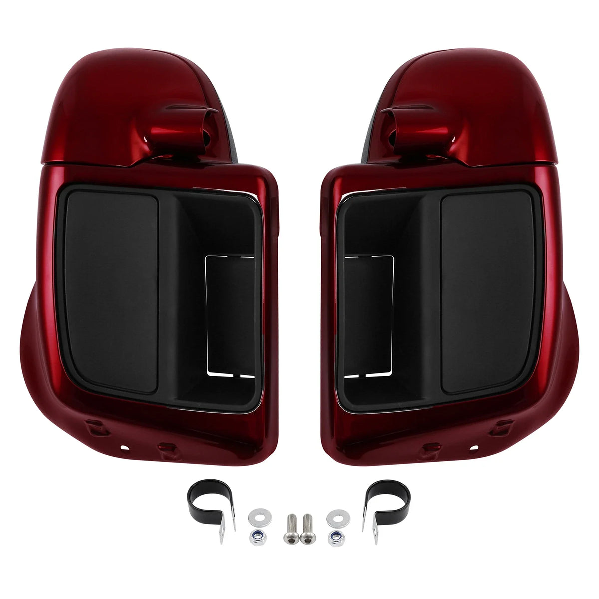 Lower Vented Fairing for Harley Touring Road Glide (2014–2025) Velocity Red Sunglo