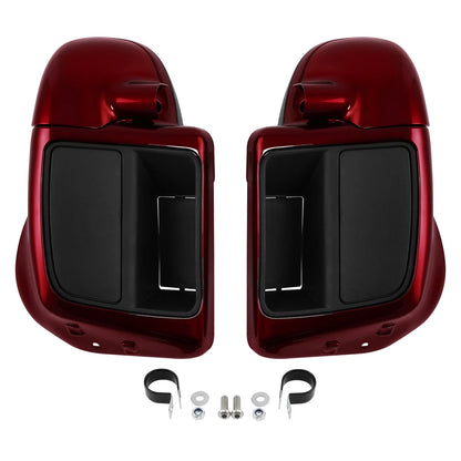 Lower Vented Fairing for Harley Touring Road Glide (2014–2025) Velocity Red Sunglo