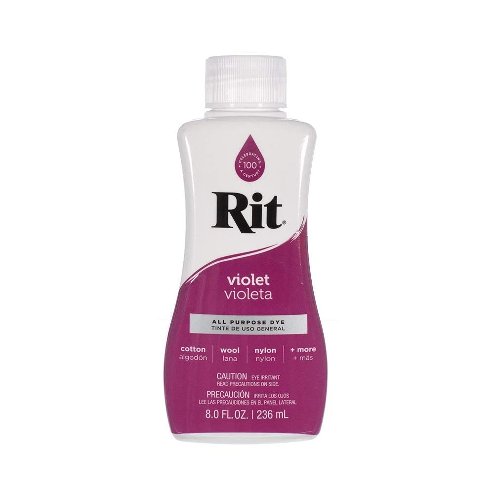 Rit Dye Liquid 8 Oz (Violet) for Fabric Dyeing