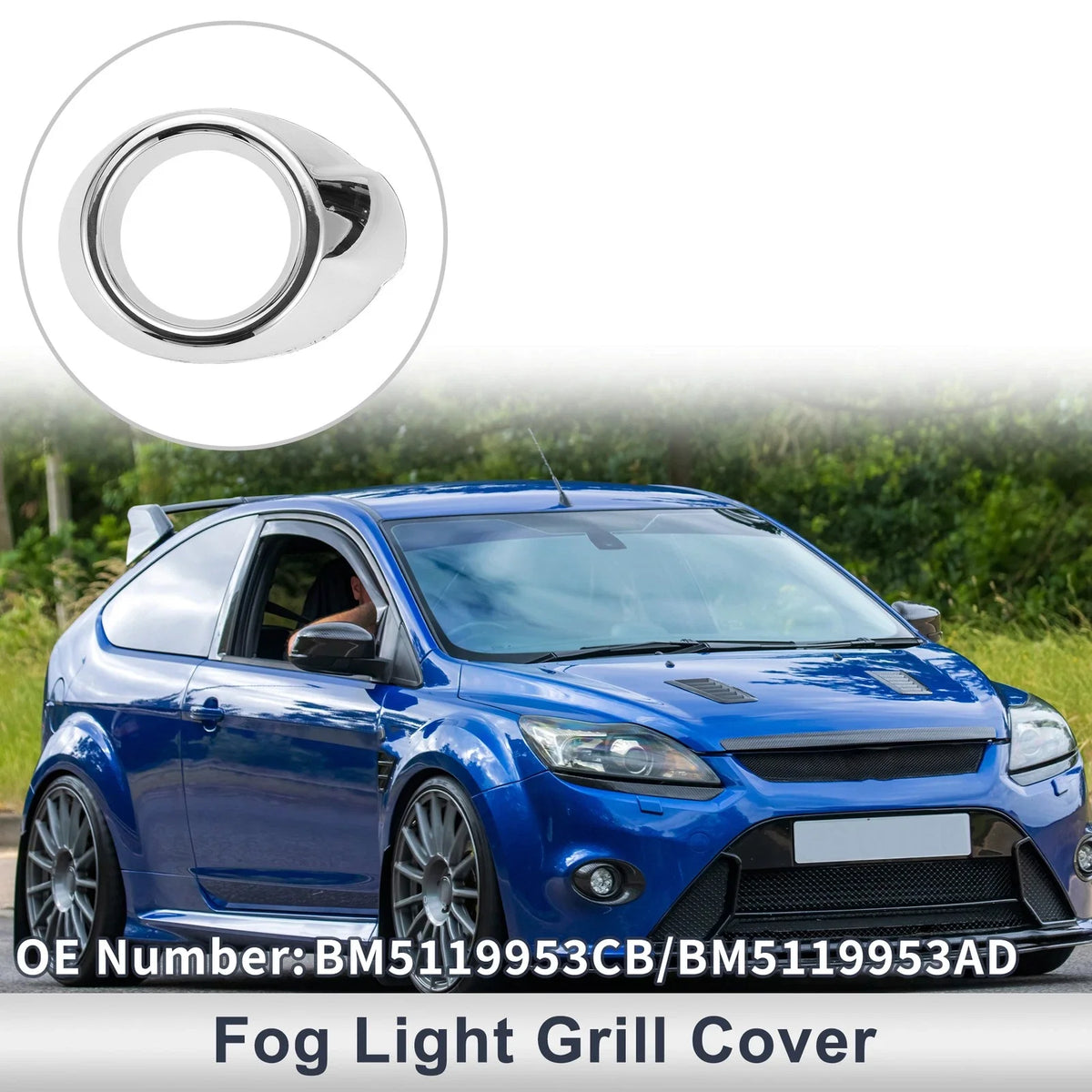 1 Pc Fog Light Grill for Ford Focus (2012–2014) No.BM5119953CB